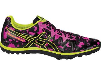 Asics Dam Spikskor Cross Freak 2 Rosa/Svarta/Olivgröna